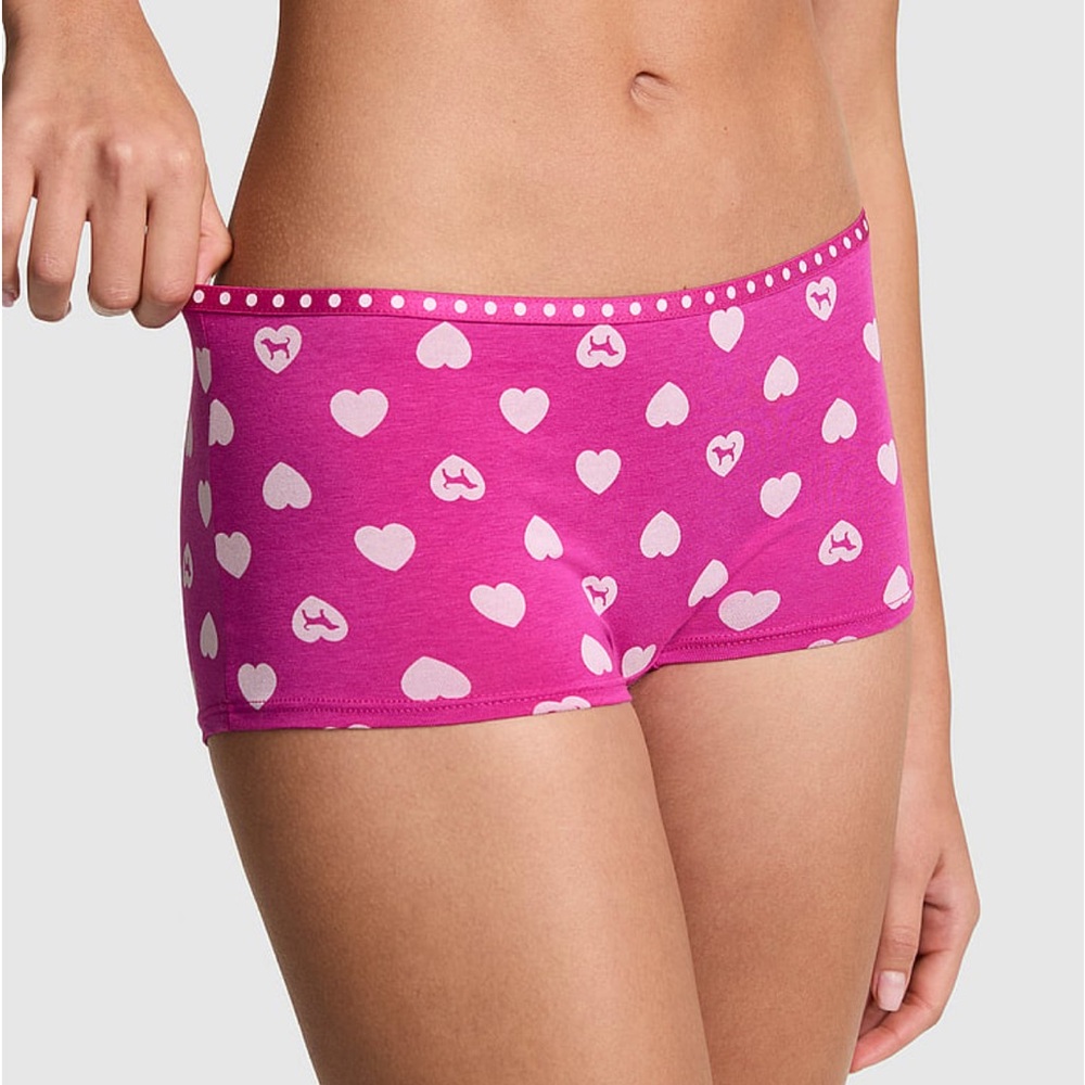 VS Pink Heart Women's Boy Short